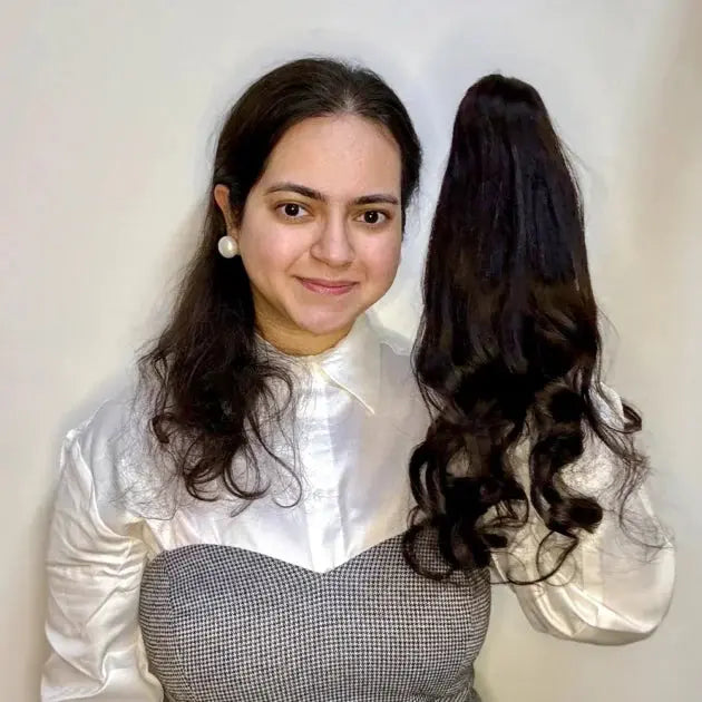 Claw Ponytail ( Straight and wavy) 100% Human Hair |Presh Beauti