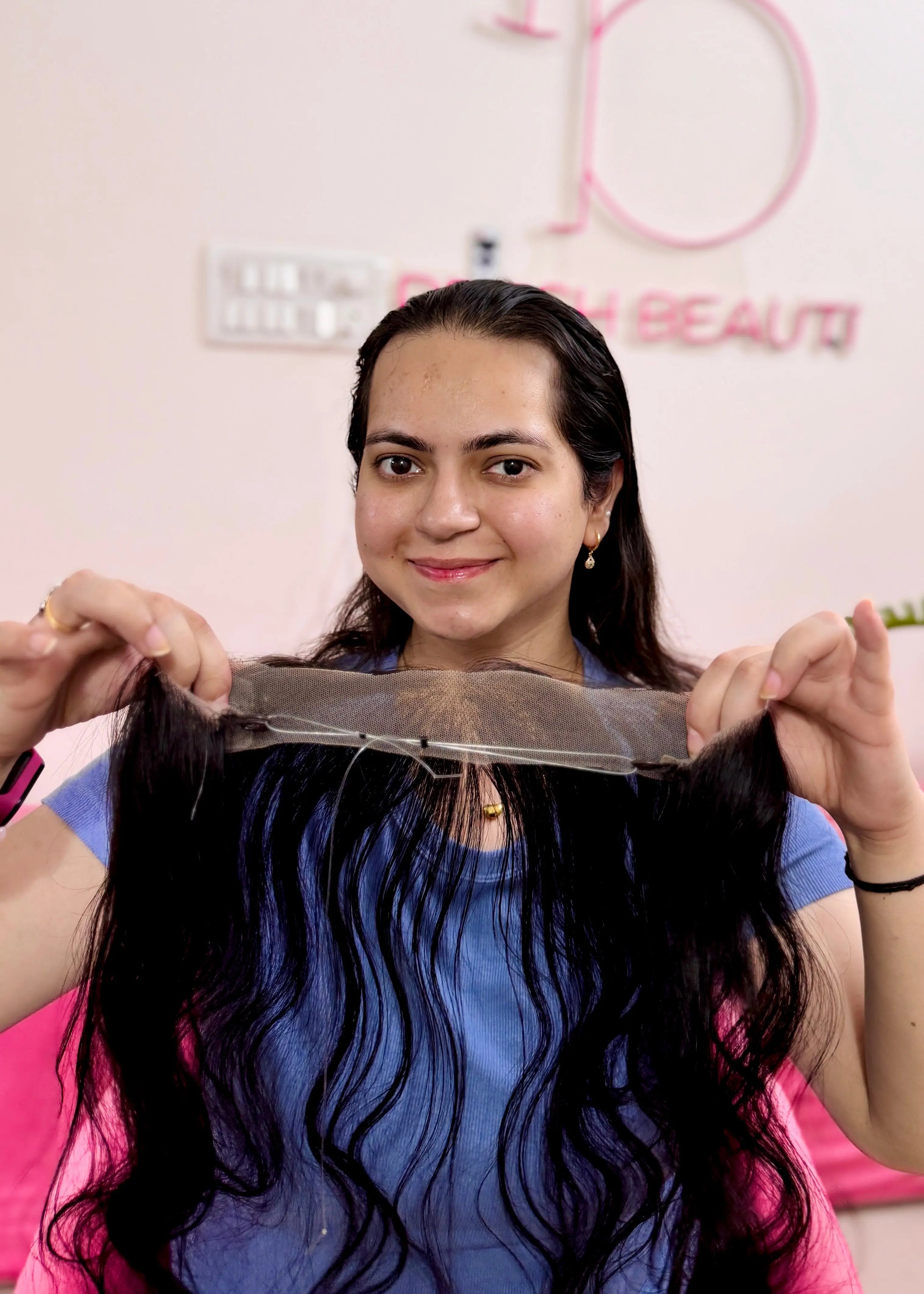 Clipless Halo Hairline Lace Topper | Presh Beauti