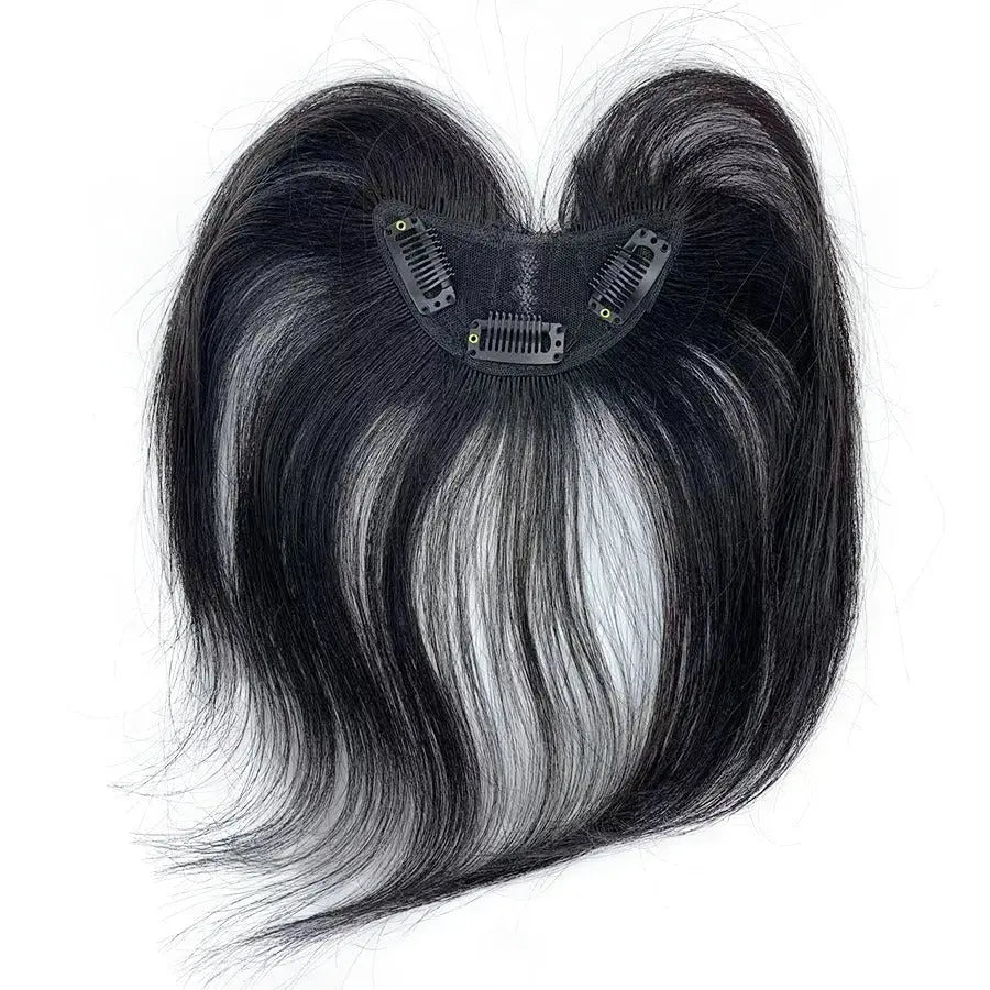 Mini Temple Topper on (Black Lace) Human Hair | Presh Beauti