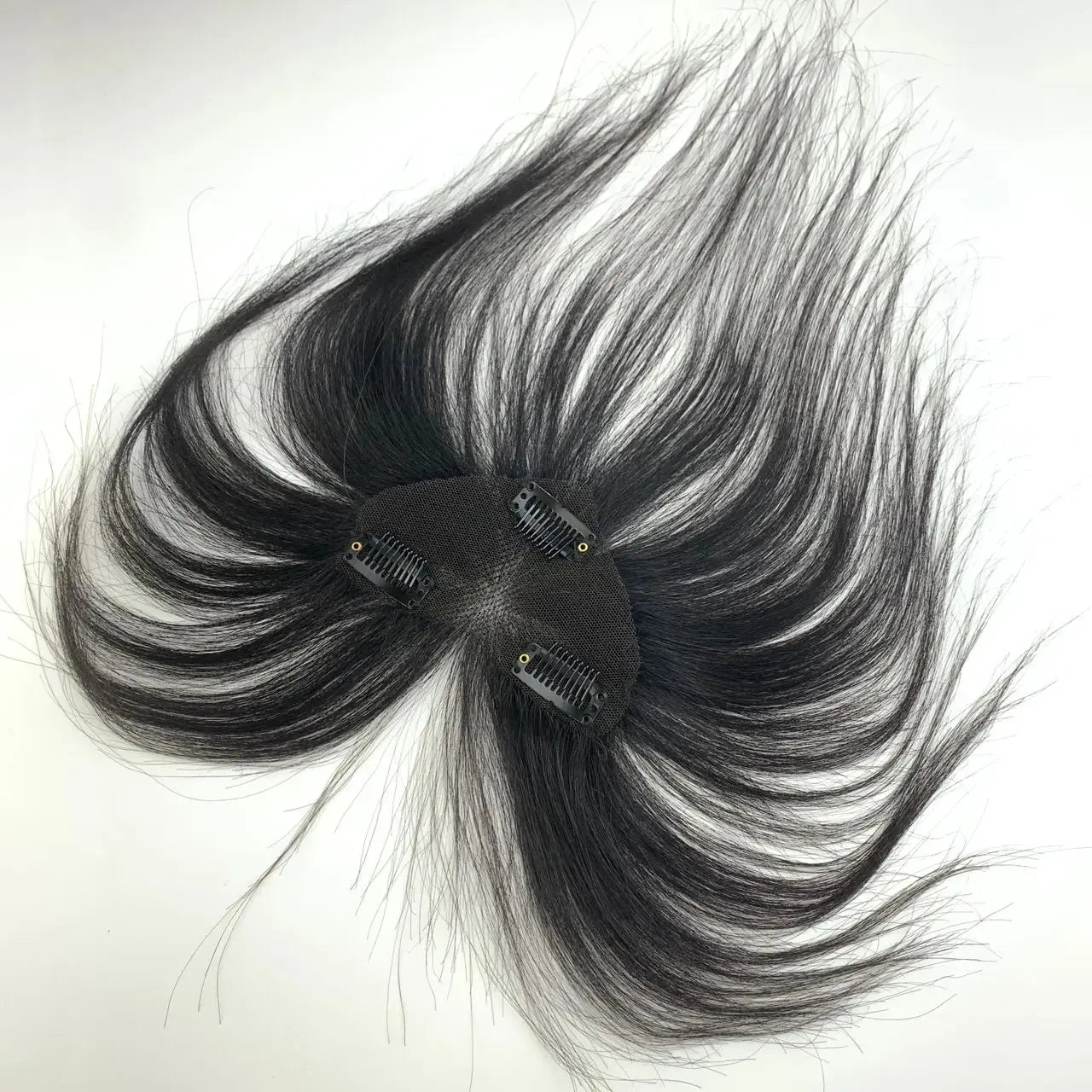 Mini Temple Topper on (Black Lace) Human Hair | Presh Beauti