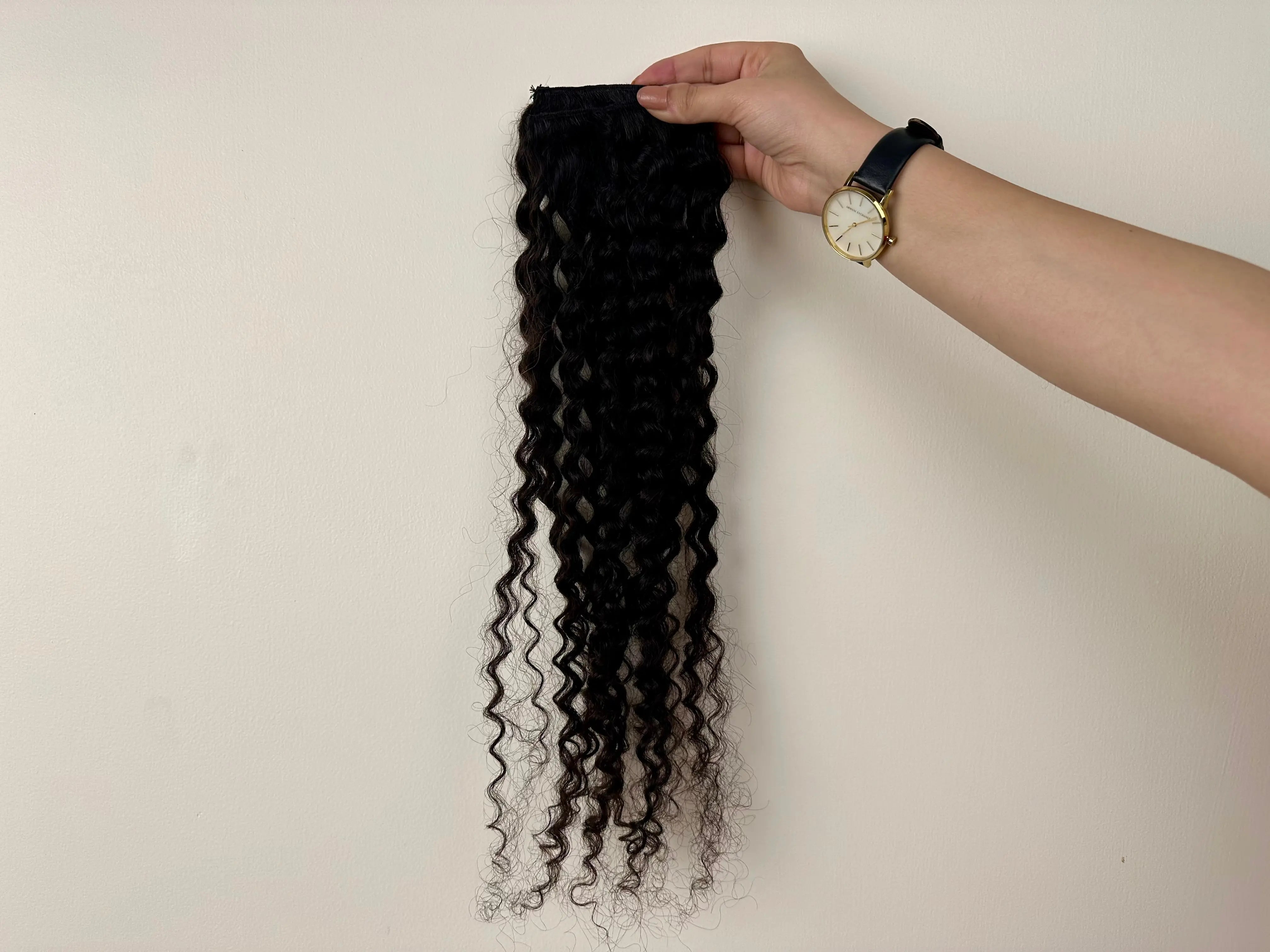 Set of 2 clip in extensions side patches 100% Human Hair | Presh Beauti