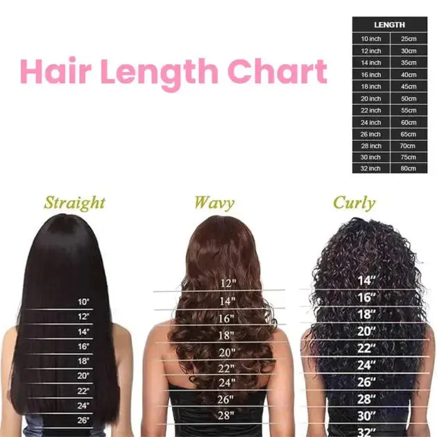 Set of 3 clip in extensions 100% Human Hair | Presh Beauti - Presh Beauti
