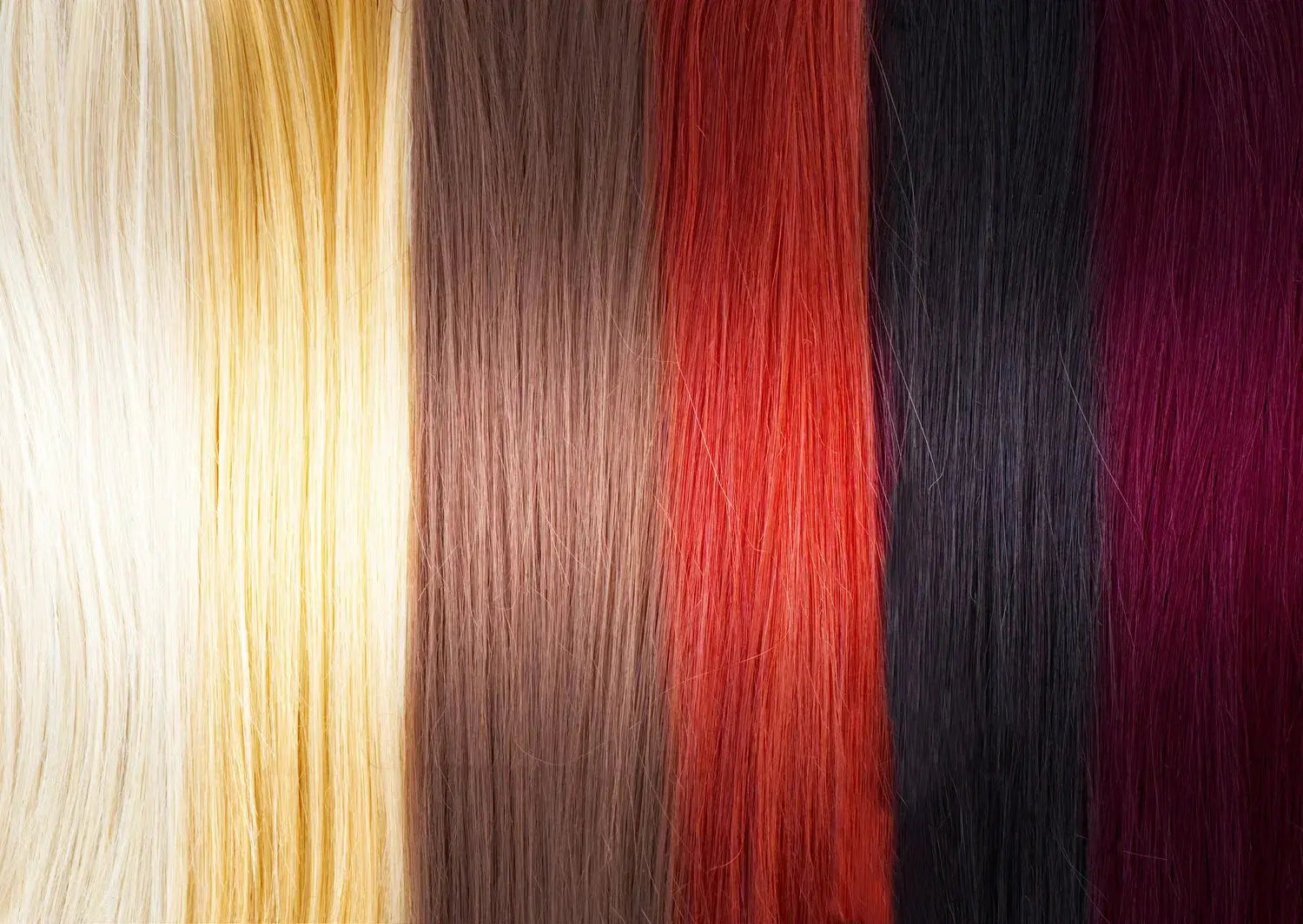 Hair colored streaks