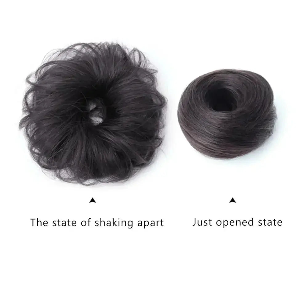 Human Hair Scrunchie Bun | Presh Beauti