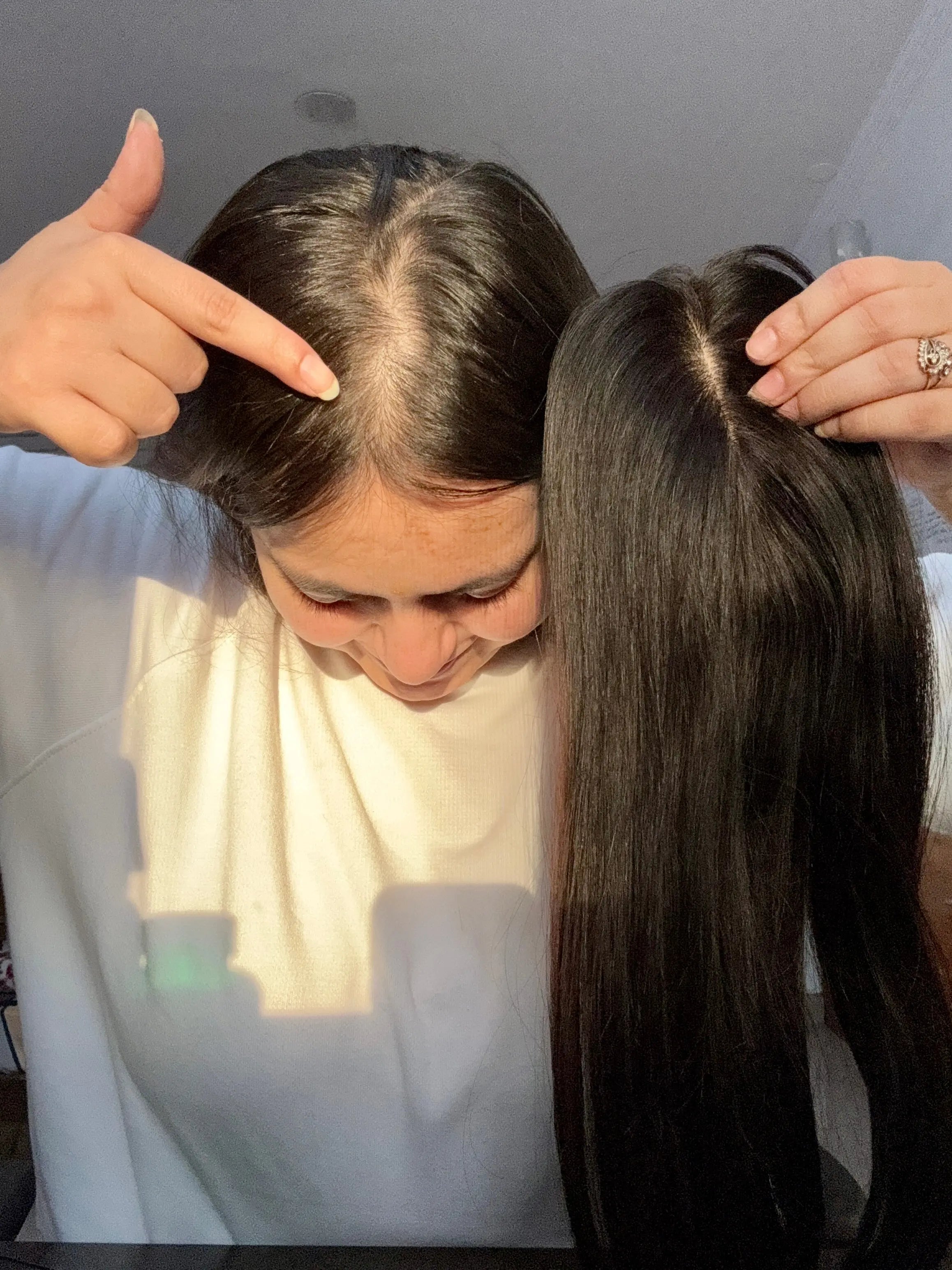 Volume 3x5 Silk Base Scalp Topper for women | Presh Beauti